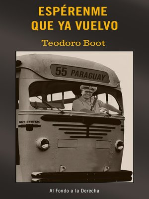 cover image of Espérenme que ya vuelvo